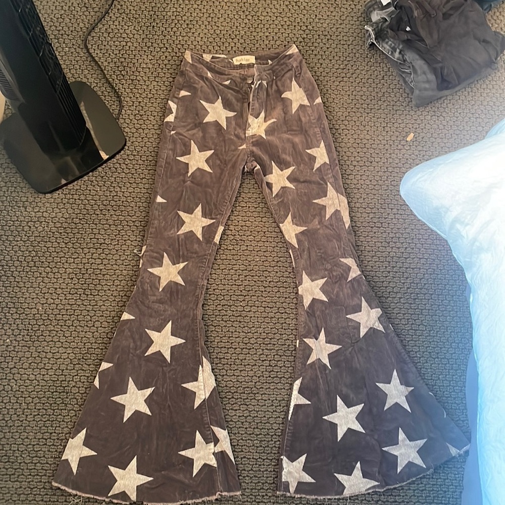 Star flare jeans